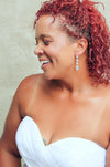 Rise and Shine - Bridal Earrings | Crystal Drop Earrings - Amelie Owen