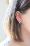 Gem Vogue - CZ Bridal Earrings | Art Deco Bridal | Vintage Style Wedding Earrings | Classic Bridal Jewelry - Amelie Owen