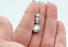 Belly Idol - 14G 10mm Belly Button Ring | Iridescent Navel Piercing | Silver Rainbow Body Jewelry - Amelie Owen