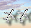 First Class - Tiny Sterling Silver Airplane Studs | Gift for Travelers - Amelie Owen