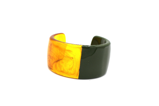The Right Cuff - Acrylic Cuff Bracelet | Tortoiseshell Bracelet - Amelie Owen Collections