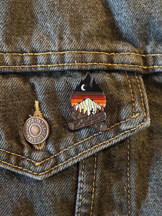 Camping Life - Camping Themed Hard Enamel Pin | Lapel/Backpack Pin - Amelie Owen Collections