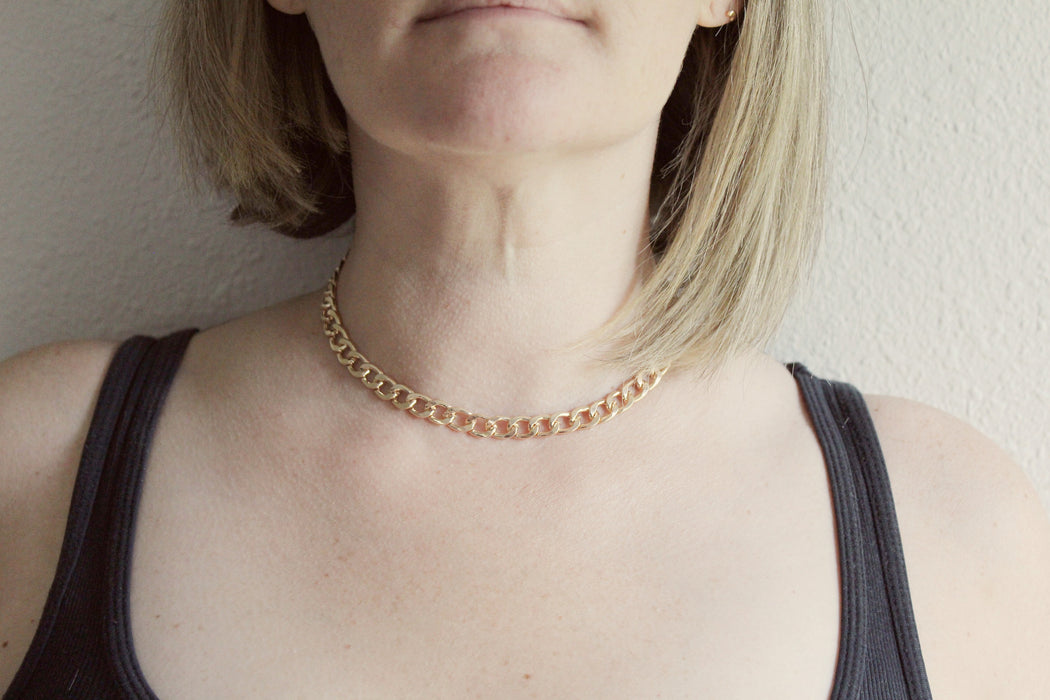 Off the Chain - Gold Chain Necklace | Gold Choker - Amelie Owen Collections