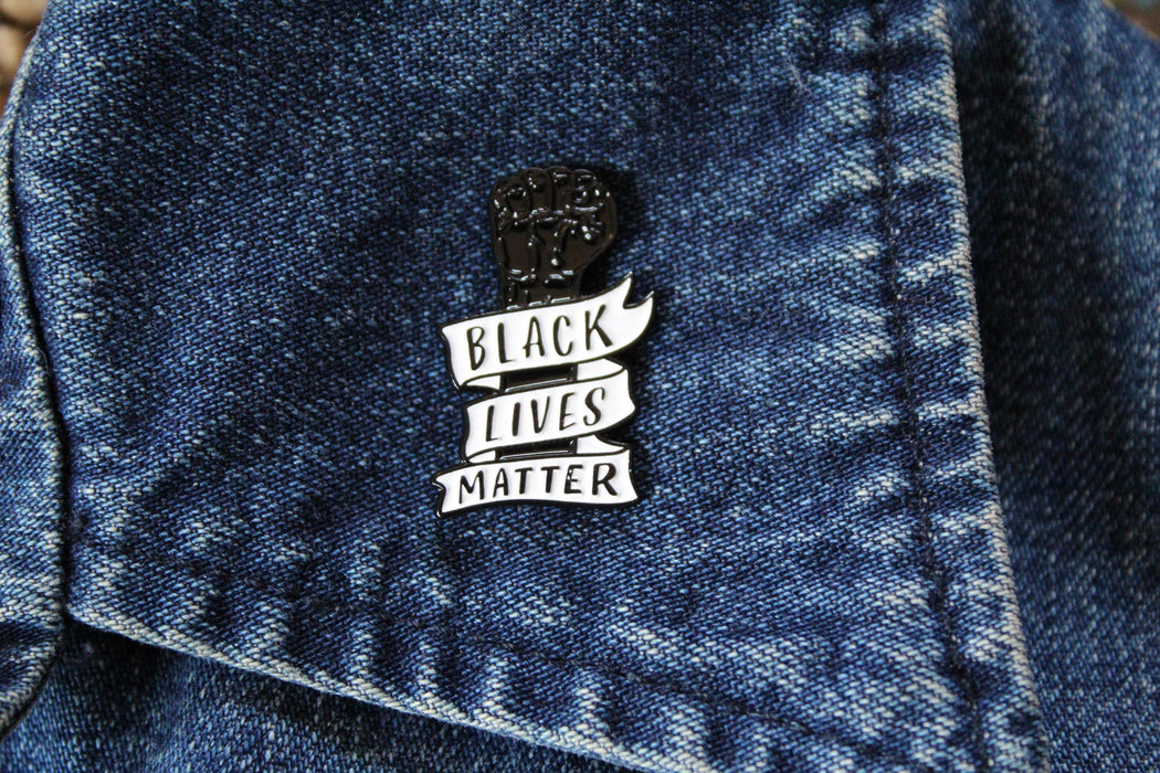 Black Lives Matter - BLM Hard Enamel Pin | Lapel/Backpack Pin - Amelie Owen Collections