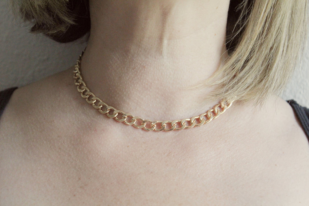 Off the Chain - Gold Chain Necklace | Gold Choker - Amelie Owen Collections