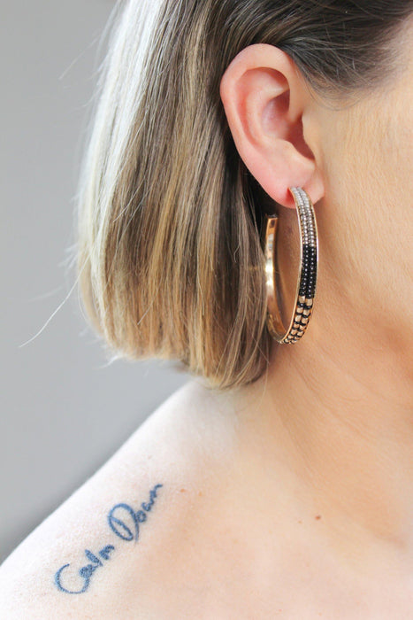 All You Bead is Love - Beaded Hoop Earrings | BoHo Hoops - Amelie Owen Collections