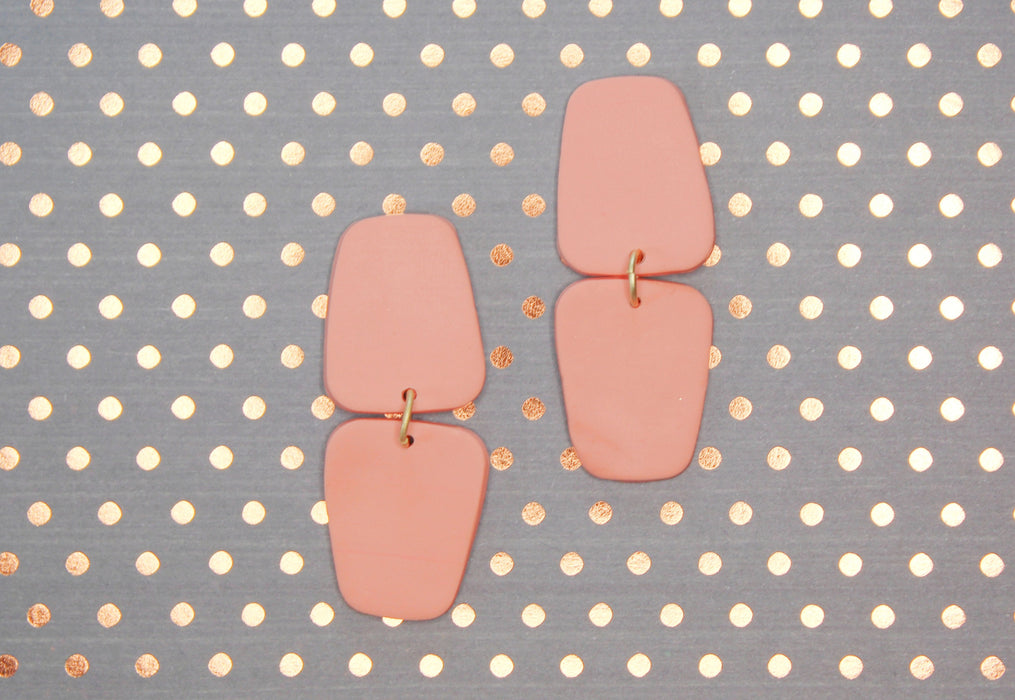 Miami Pink - Pink Polymer Clay Earrings | Clay Jewelry - Amelie Owen Collections