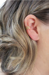 Leaf It - Leaf Ear Cuff | Gold Pave Ear Cuff - Amelie Owen Collections