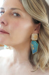 Doll Girl - Acrylic Statement Earrings | Big Dangle Drop Earrings - Amelie Owen Collections