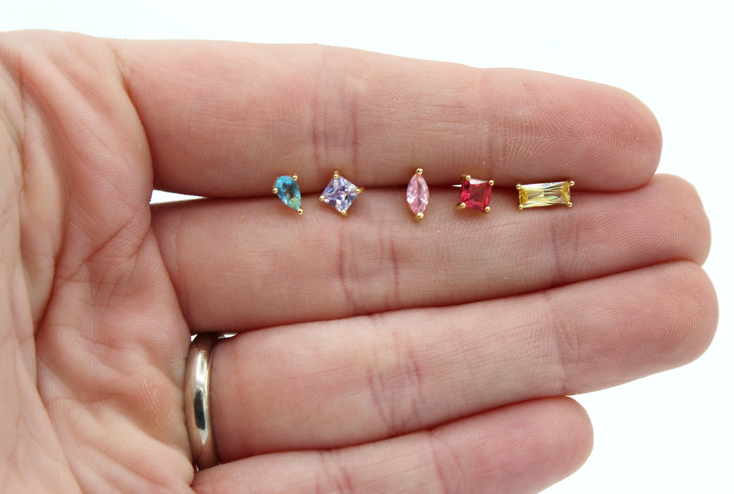 Over the Rainbow - Mismatched Earrings | Stud Earrings Set - Amelie Owen Collections