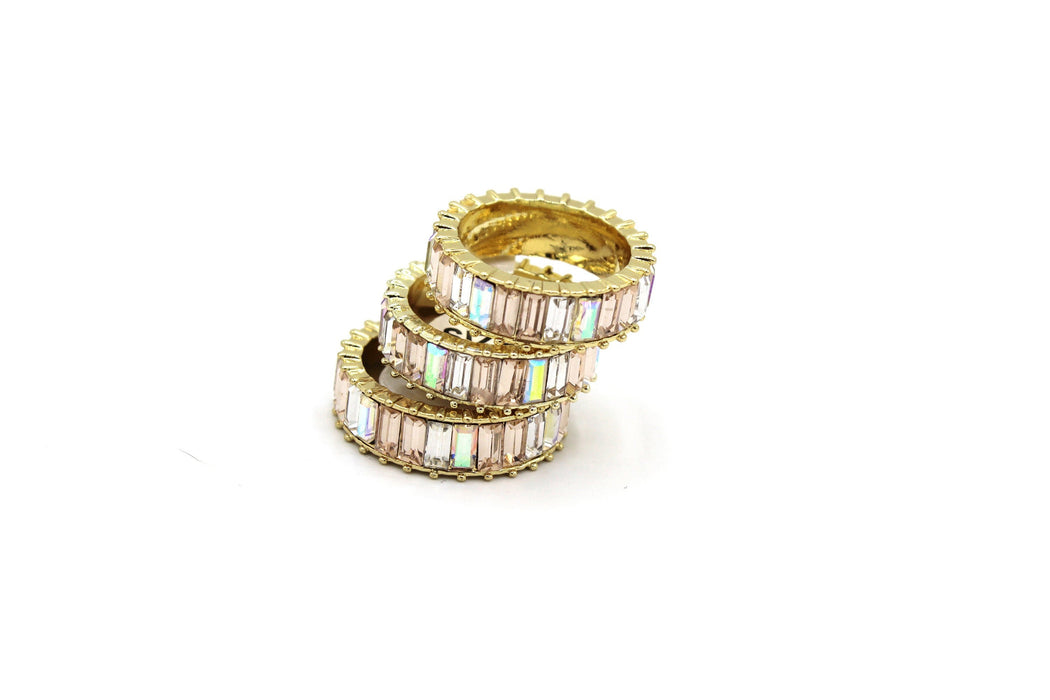 Forgive and Baguette - Crystal Baguette Ring | Baguette Eternity Ring - Amelie Owen Collections