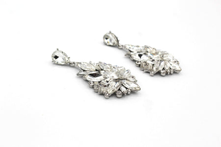 Burst Love - Bridal Chandelier Earrings | Vintage Wedding Earrings - Amelie Owen Collections