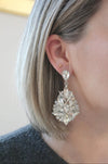 Burst Love - Bridal Chandelier Earrings | Vintage Wedding Earrings - Amelie Owen Collections