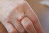 Rainbow Romance - Rainbow Baguette Ring | Eternity Ring | Infinity Ring - Amelie Owen Collections