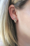 Golden Leopard - Leopard Stud Earrings | Gold Panther Stud Earrings - Amelie Owen Collections