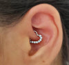 Daith by Heart - 10.5mm Daith Clicker | Heart Daith Jewelry - Amelie Owen Collections
