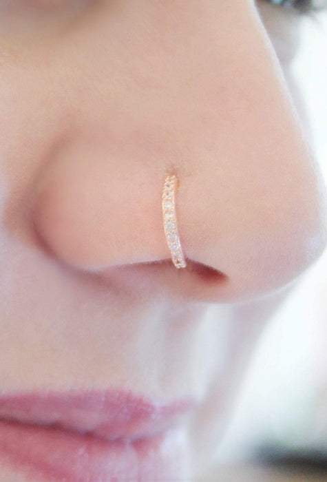 Axl Nose - 8mm Nose Ring | 20G Nose Piercing - Amelie Owen Collections
