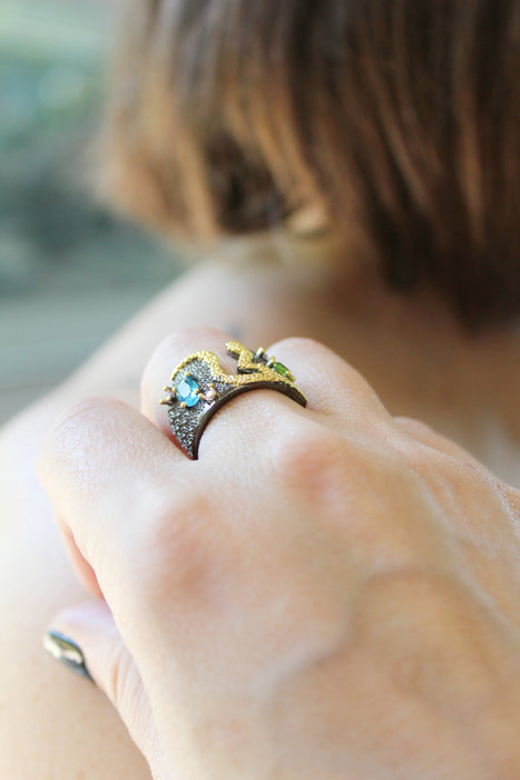Gem Canyon - Cocktail Ring | Statement Ring - Amelie Owen Collections