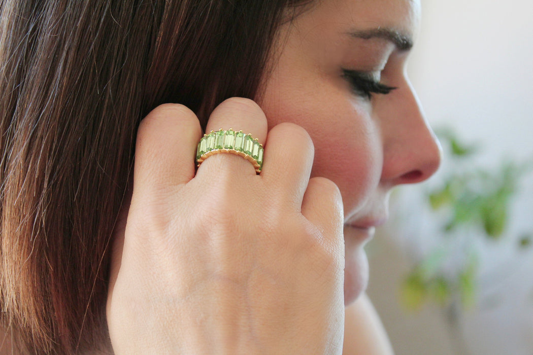 Mint Condition - Baguette Ring | Eternity Ring | Stacking Ring - Amelie Owen Collections