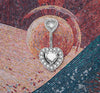 Life's too Heart -  14G 10mm Belly Button Ring | Rose Gold or Silver Navel Piercing | Heart Body Jewelry - Amelie Owen
