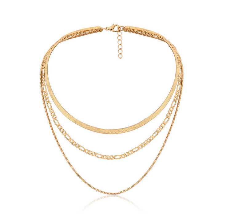 Layers Gonna Play - Gold Layered Necklace | Multi Strand Necklace - Amelie Owen